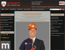 Tablet Screenshot of integrityfireprotection.org